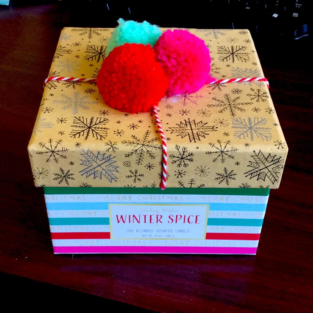 Winter Spice Soy Scented Candle 3 Wick NIB - Picture 2 of 4